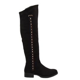 Botas negras, botas negras 990-PG black negro 6