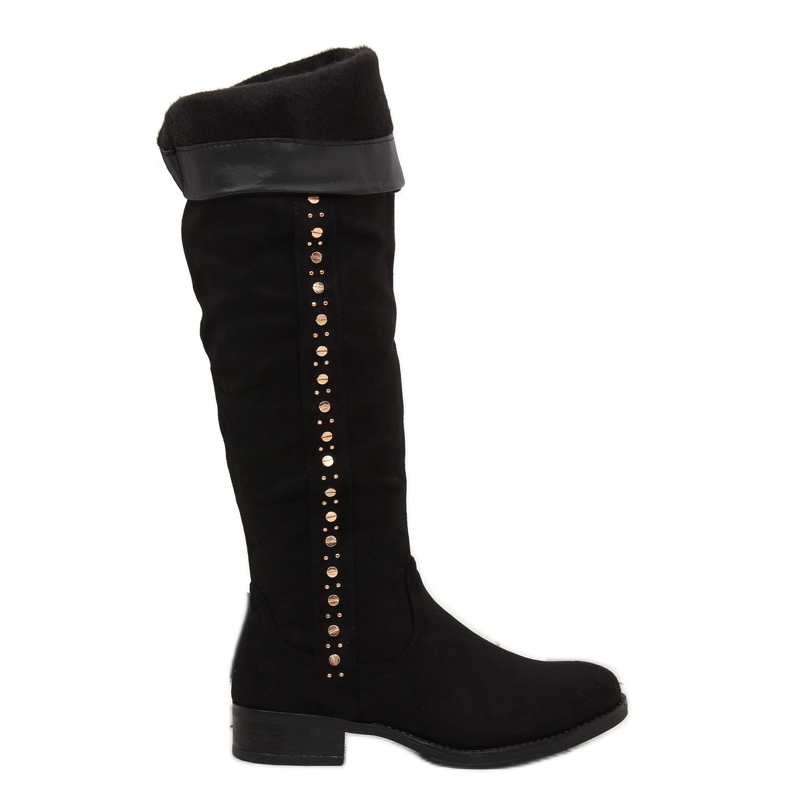 Botas negras, botas negras 990-PG black negro 2