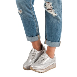 Bestelle Alpargatas con cordones gris 1