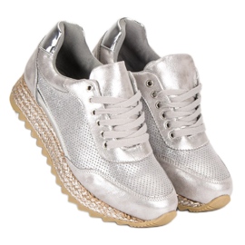 Bestelle Alpargatas con cordones gris 6