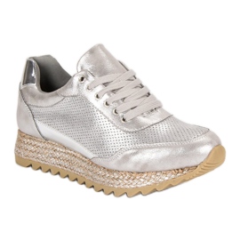 Bestelle Alpargatas con cordones gris 3