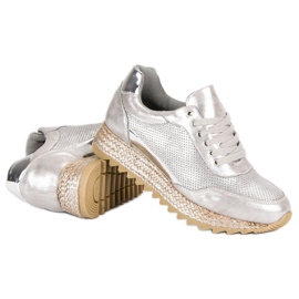 Bestelle Alpargatas con cordones gris 5