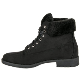 Seastar Botas de ante con nudo negro 3