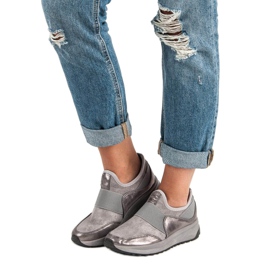 Bestelle Calzado deportivo sin cordones gris 1
