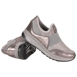Bestelle Calzado deportivo sin cordones gris 5