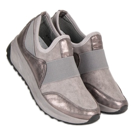 Bestelle Calzado deportivo sin cordones gris 6