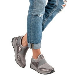 Bestelle Calzado deportivo sin cordones gris 2