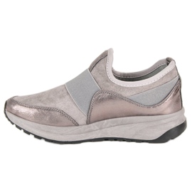Bestelle Calzado deportivo sin cordones gris 4