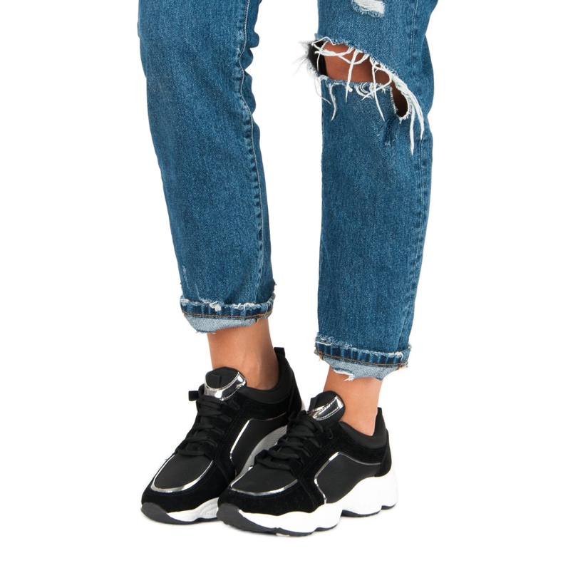 VICES Suede Sport Zapatos negro 1