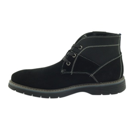 McKey Botas con cordones de ante para hombre 284 negro 2