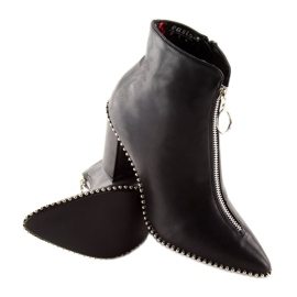 Botas negras de tacón YQ201P negro 2