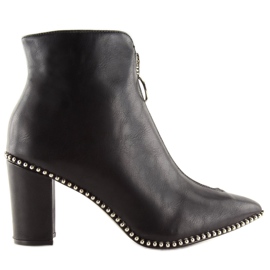 Botas negras de tacón YQ201P negro 6