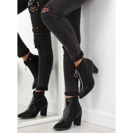 Botas negras de tacón YQ201P negro 7