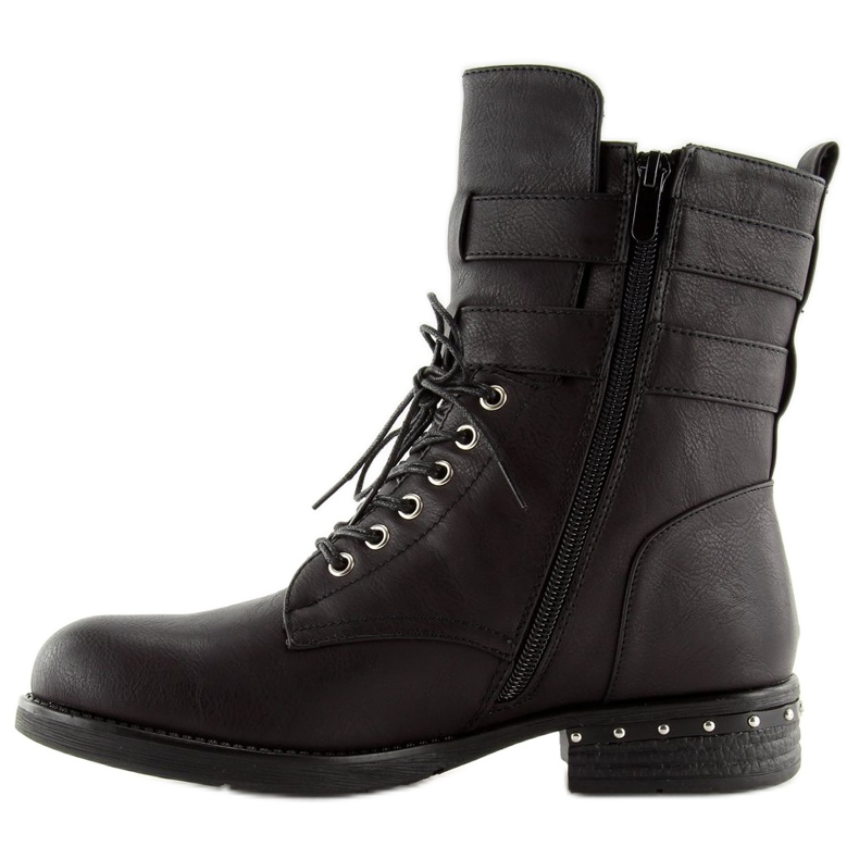 Botas negras workery black 977-PA Black negro 1