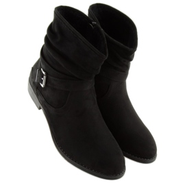 Botas negras de mujer negras 606-3 Negra negro 3
