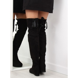 Botas de cuña negras 168-139 negras negro 5