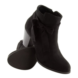 Botas negras de tacón 863-GA Black negro 4