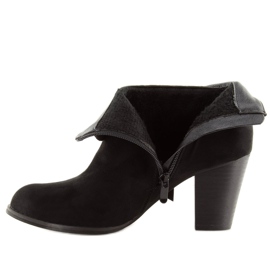 Botas negras de tacón 863-GA Black negro 2