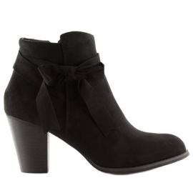 Botas negras de tacón 863-GA Black negro 1