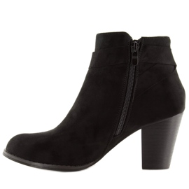 Botas negras de tacón 863-GA Black negro 7