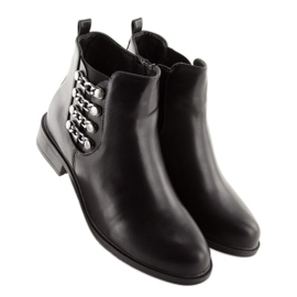 Botines Chelsea negros para mujer Z-29 Black 6