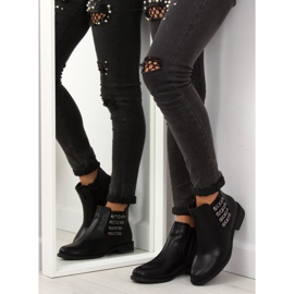 Botines Chelsea negros para mujer Z-29 Black 2