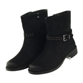 Botas negras con cremallera Sergio Leone 500 negro 5