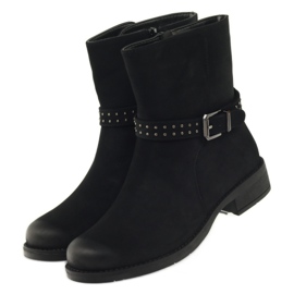 Botas negras con cremallera Sergio Leone 500 negro 4