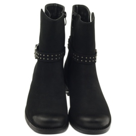 Botas negras con cremallera Sergio Leone 500 negro 3