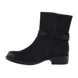 Botas negras con cremallera Sergio Leone 500 negro 2