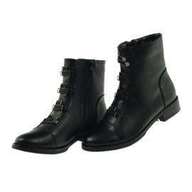M.Daszyński Botines negros Jodhpur boots SA62 5