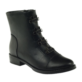 M.Daszyński Botines negros Jodhpur boots SA62 1
