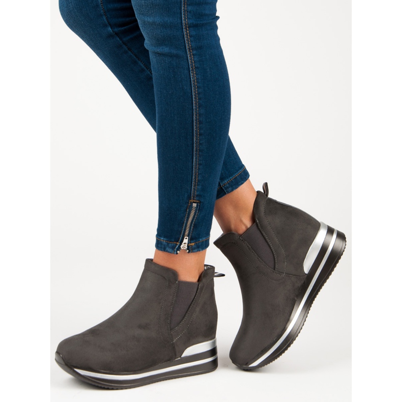 Bestelle Botas de Jodhpur en la plataforma gris 2 Bestelle Botas de Jodhpur en la plataforma gris 2