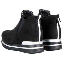 Bestelle Botas de Jodhpur en la plataforma negro 4