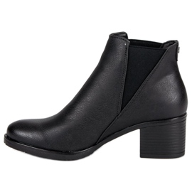 Botines Botines Chelsea en Tacón VINCEZA negro 3