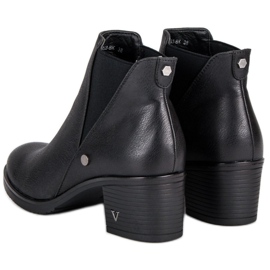 Botines Botines Chelsea en Tacón VINCEZA negro 4