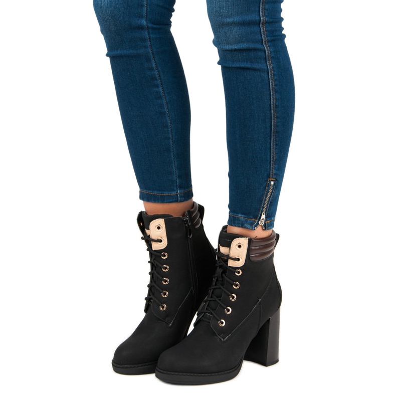 Bello Star Botas de trabajador negras negro 1