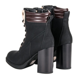 Bello Star Botas de trabajador negras negro 5
