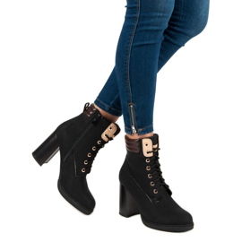 Bello Star Botas de trabajador negras negro 2