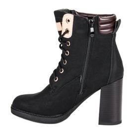 Bello Star Botas de trabajador negras negro 3