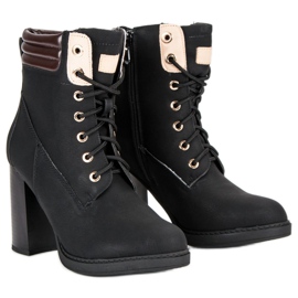 Bello Star Botas de trabajador negras negro 4