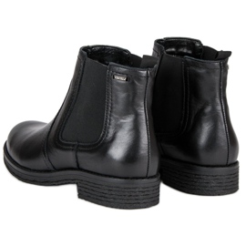 Botines chelsea negros de VINCEZA 4