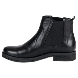 Botines chelsea negros de VINCEZA 3