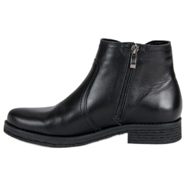 Botas bajas en la cremallera VINCEZA negro 3