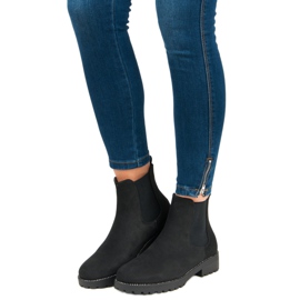 Seastar Botines Chelsea casuales negro 1