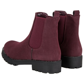 Seastar Botas casuales de Jodhpur negro rojo 6