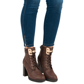 Bello Star Botas marrones de trabajador marrón 1