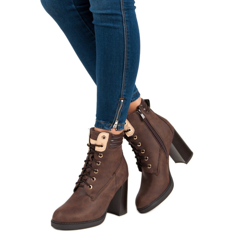 Bello Star Botas marrones de trabajador marrón 2