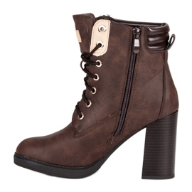 Bello Star Botas marrones de trabajador marrón 3