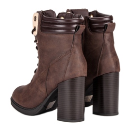 Bello Star Botas marrones de trabajador marrón 4